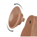 Реалистичный фалоимитатор, 7.5'' Sliding Skin Dual Layer Dong Brown, 19,5 см